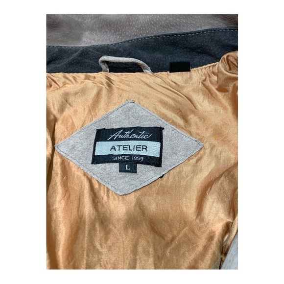 Mens Vintage Altier Suede Waist Length Four Pocket Jacket - Picture 6 of 7